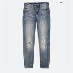 Judy Blue Adelene mid rise girlfriend distressed jean